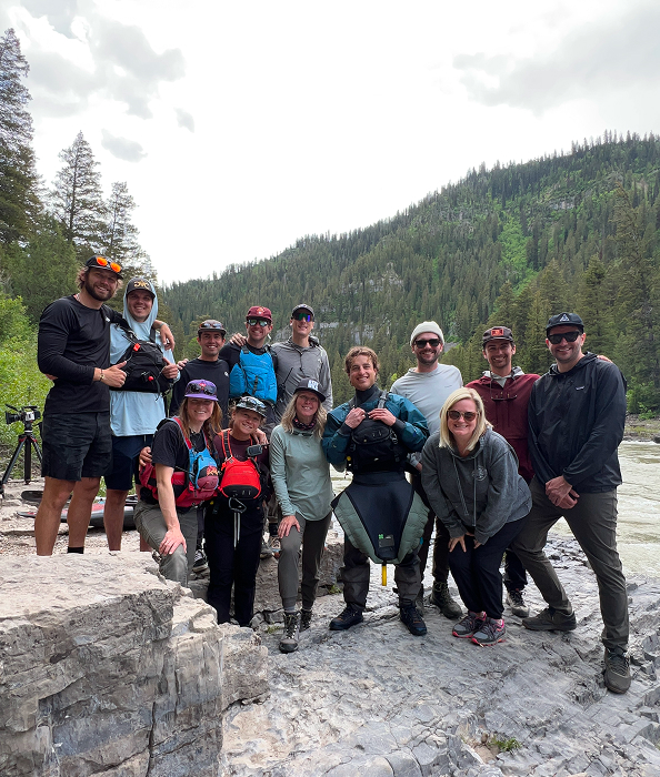 Behind the scenes of a photoshoot in Jackson Hole