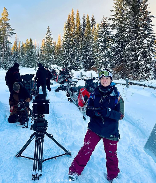 Behind the scenes of a photoshoot in Jackson Hole