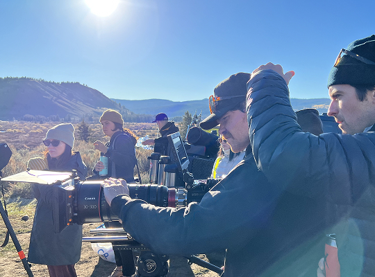 Filming the Mountain of Youth campaign